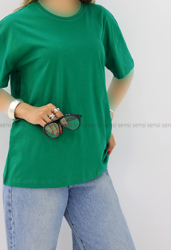 تیشرت زنانه ساده رنگی کد1005468